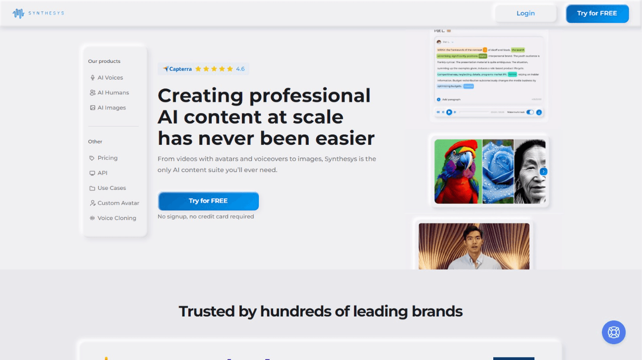 Synthesys Io Unleash Ai For Voice Video And Image Content Synthesys Io Unleash Ai For Voice Video And Image Content