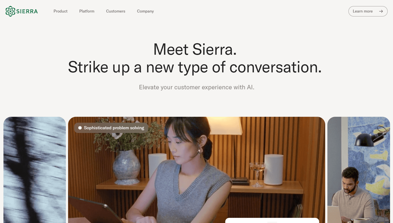Sierra AI conversational platform