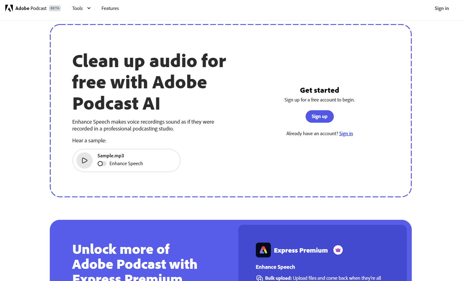 Adobe Enhance Speech