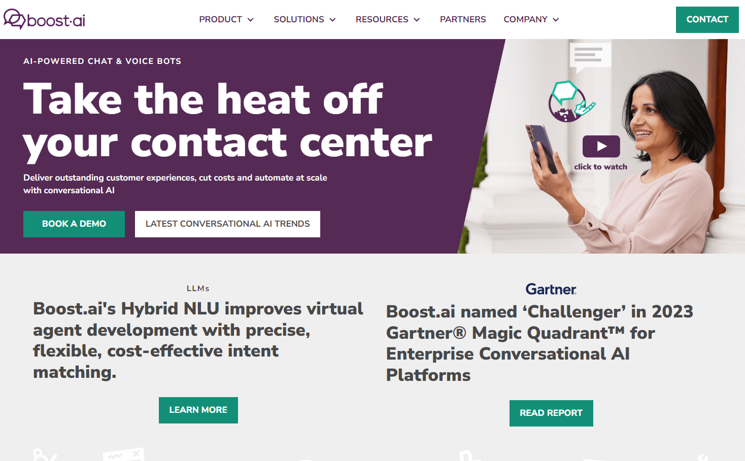 Boost.ai customer interactions