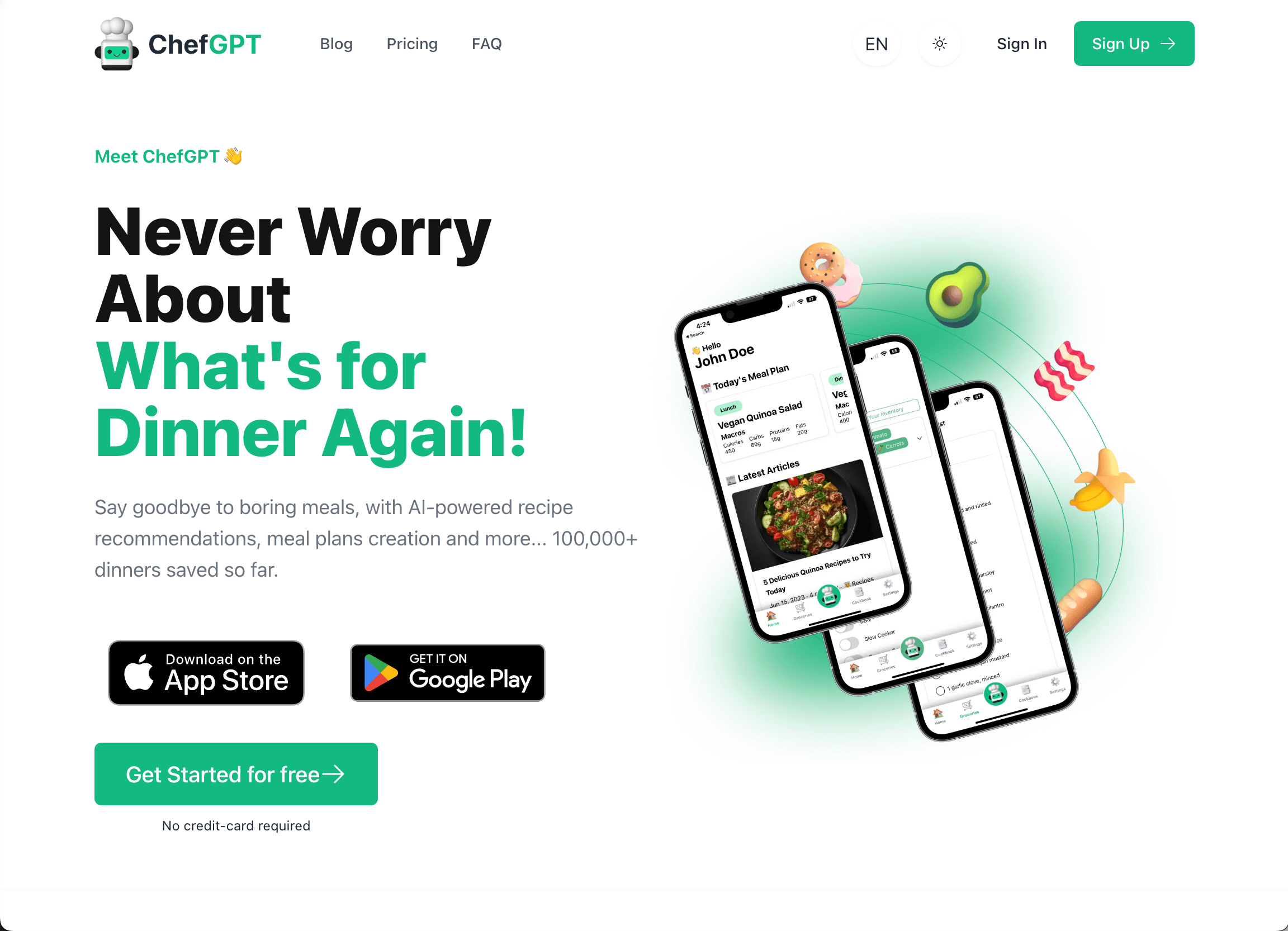 ChefGPT AI recipe assistant