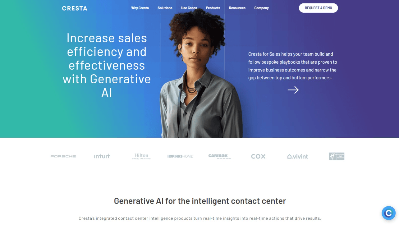 Cresta AI contact center
