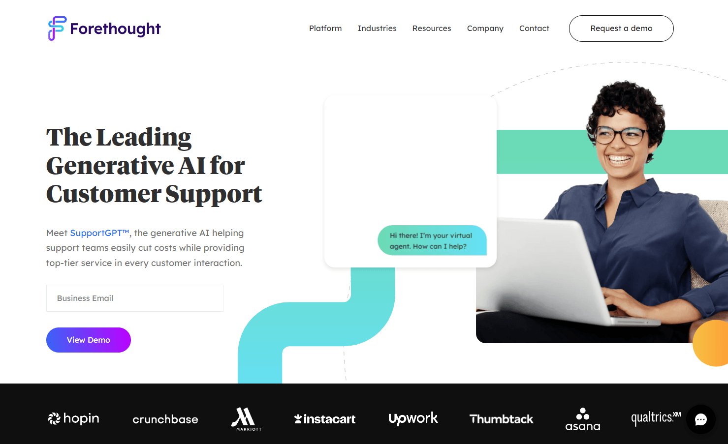 Forethought AI customer support
