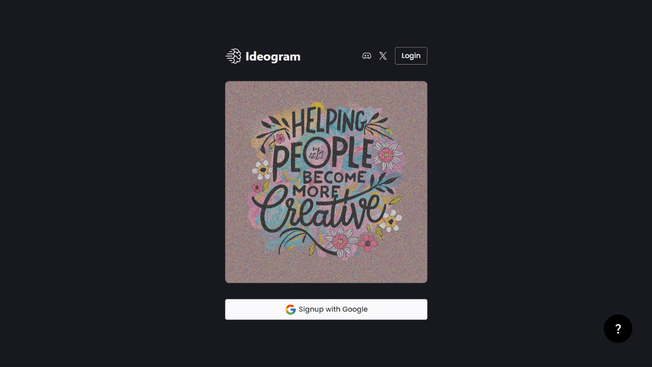 Ideogram creative platform