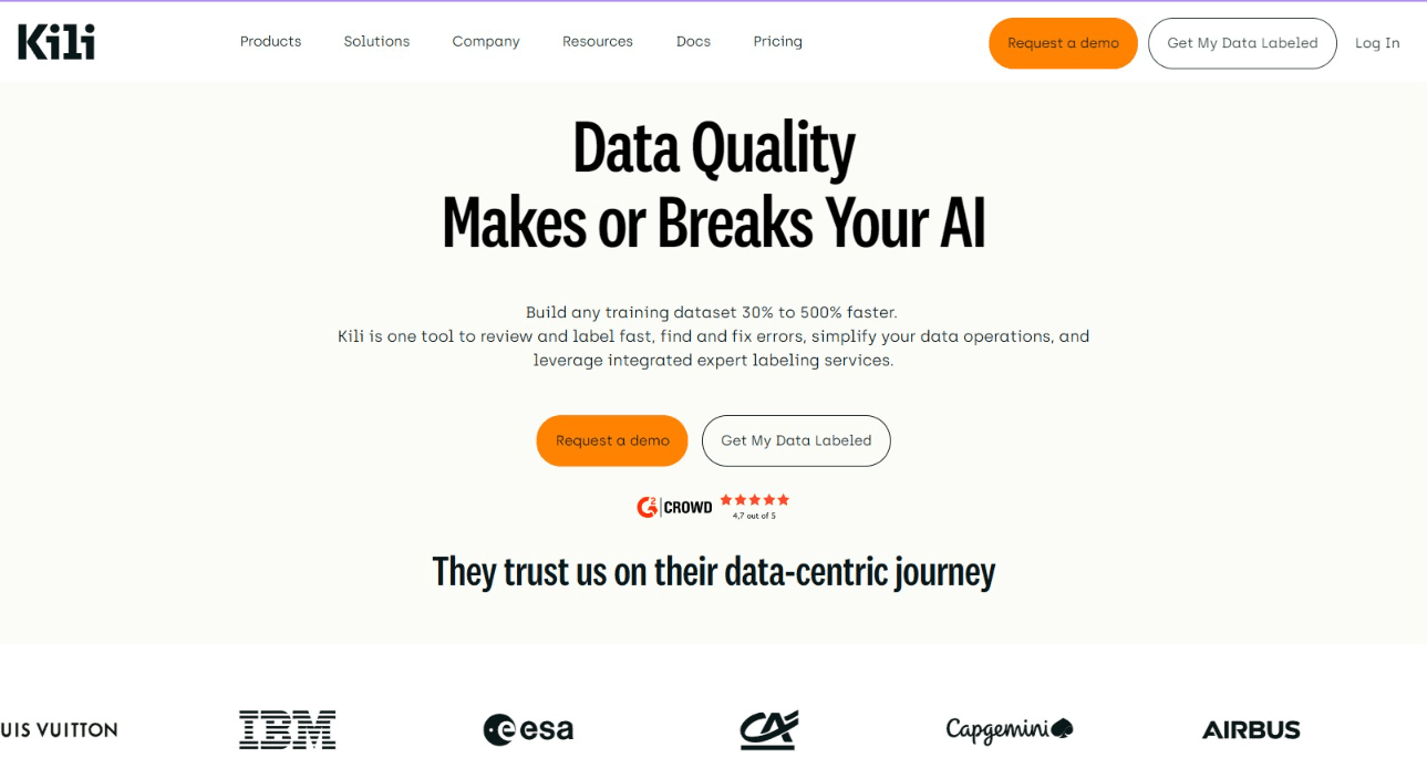 Kili Technology: Data Labeling for AI Model Training