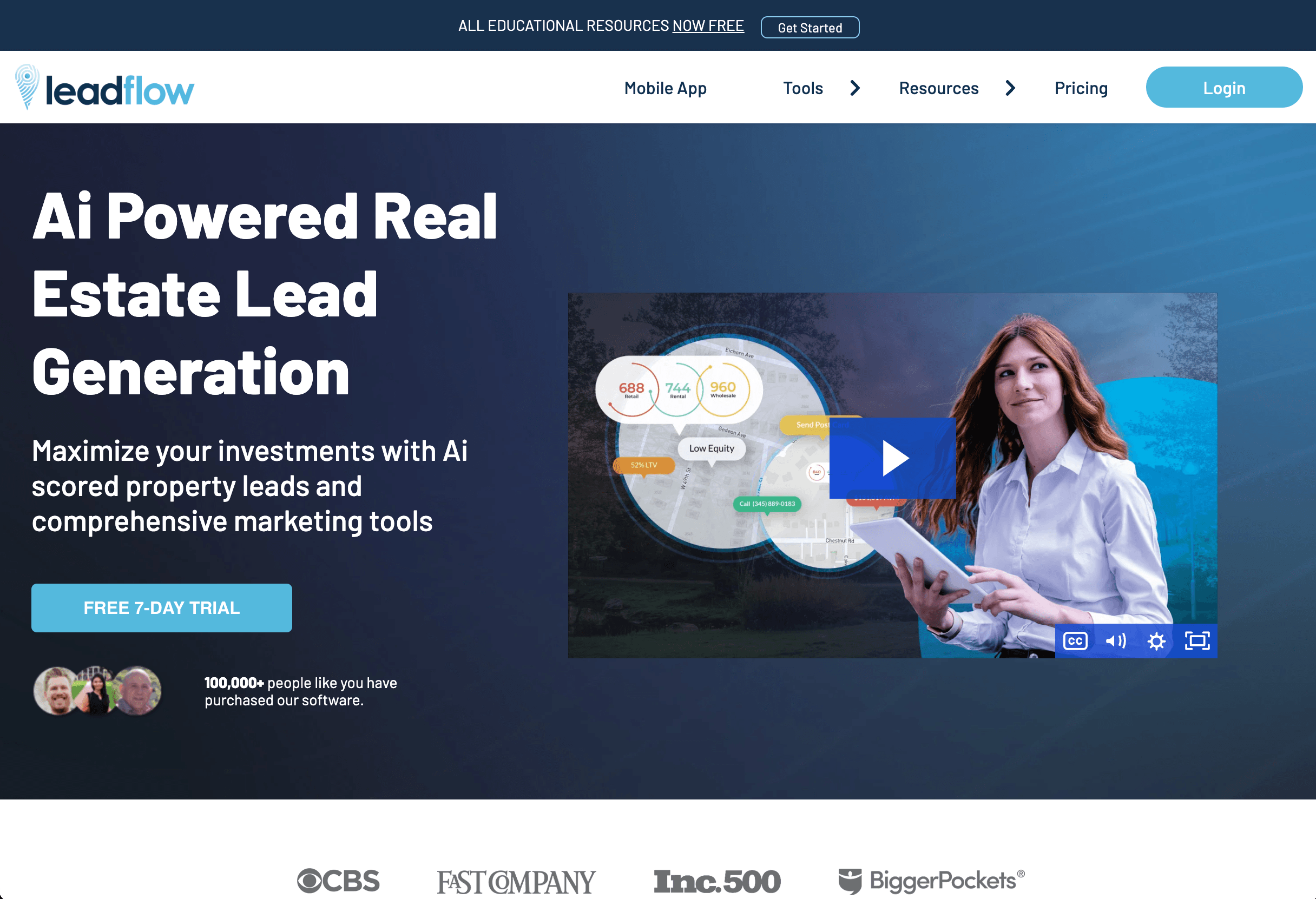 Leadflow real estate leads