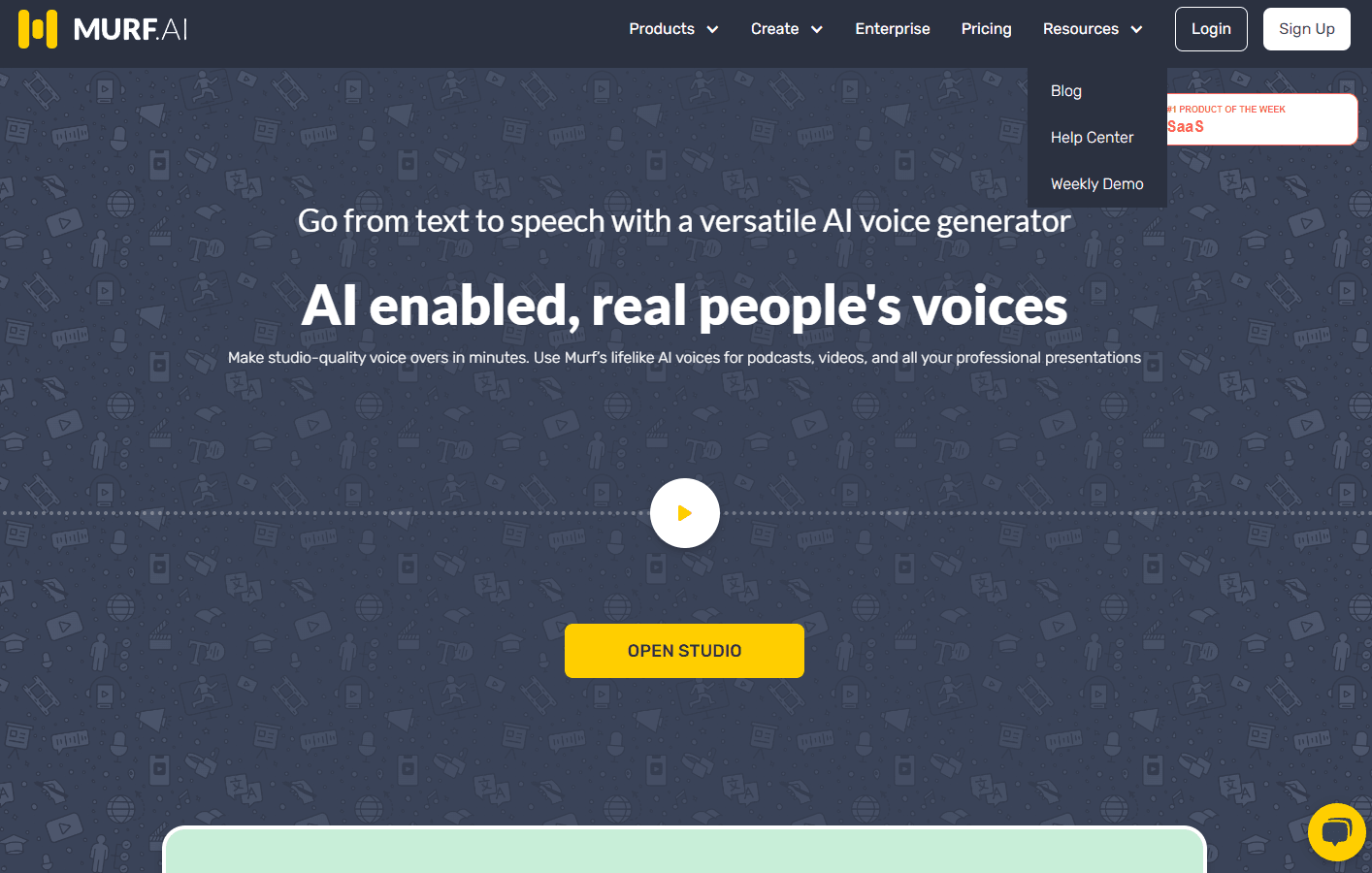Lifelike AI voiceover creation with Murf AI.