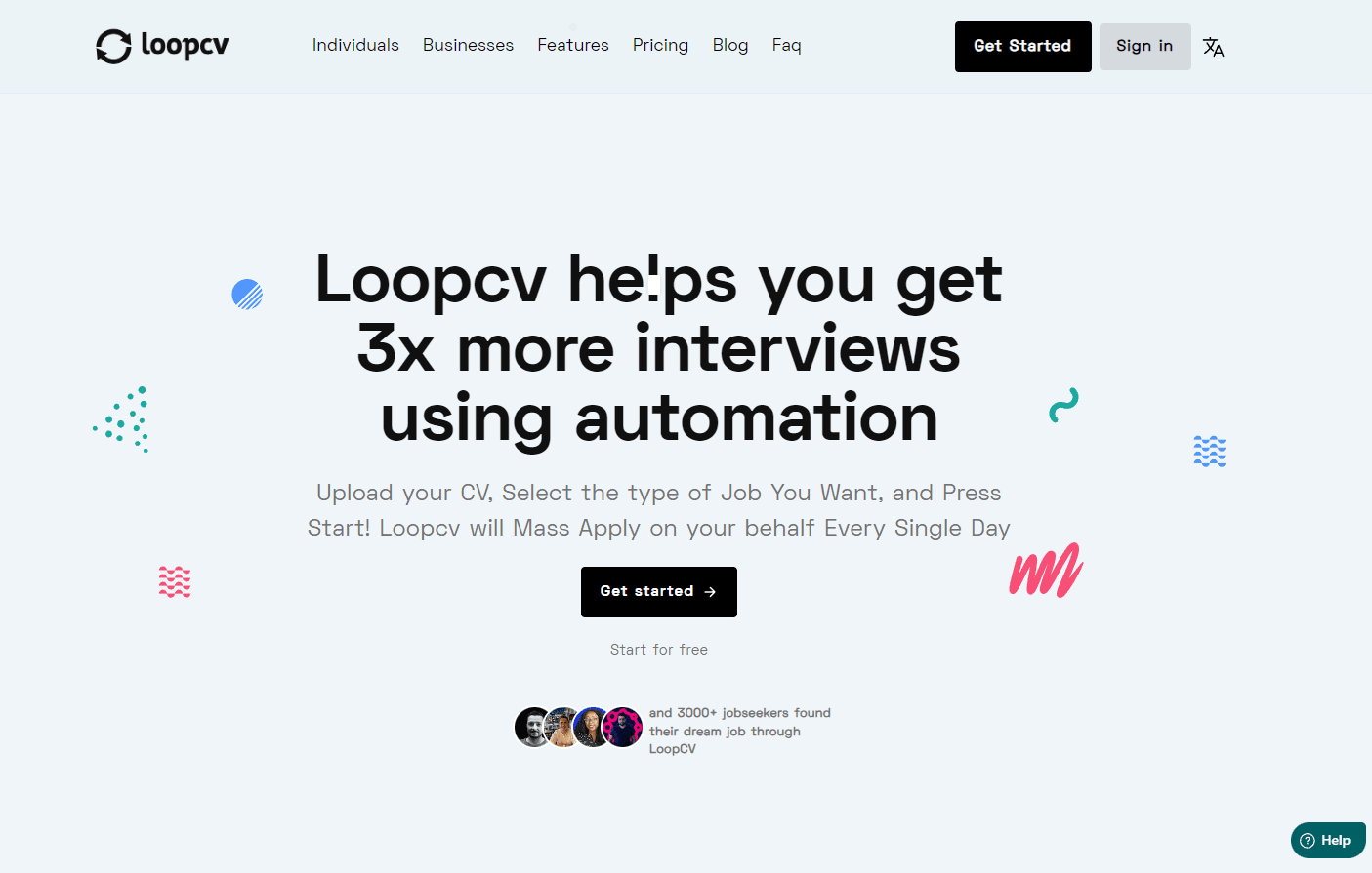 LoopCV automated job search