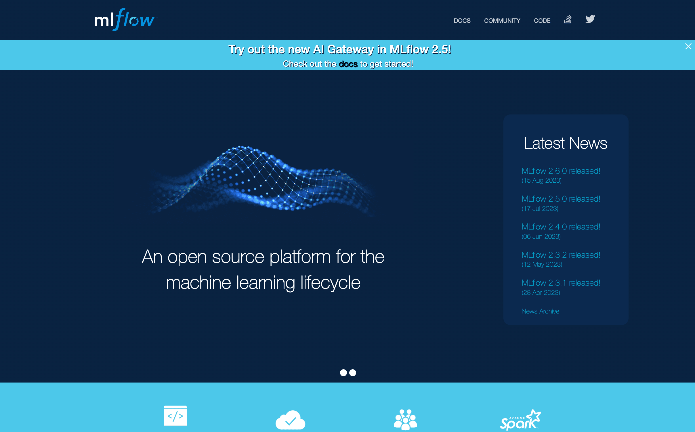 MLflow open-source ML lifecycle management