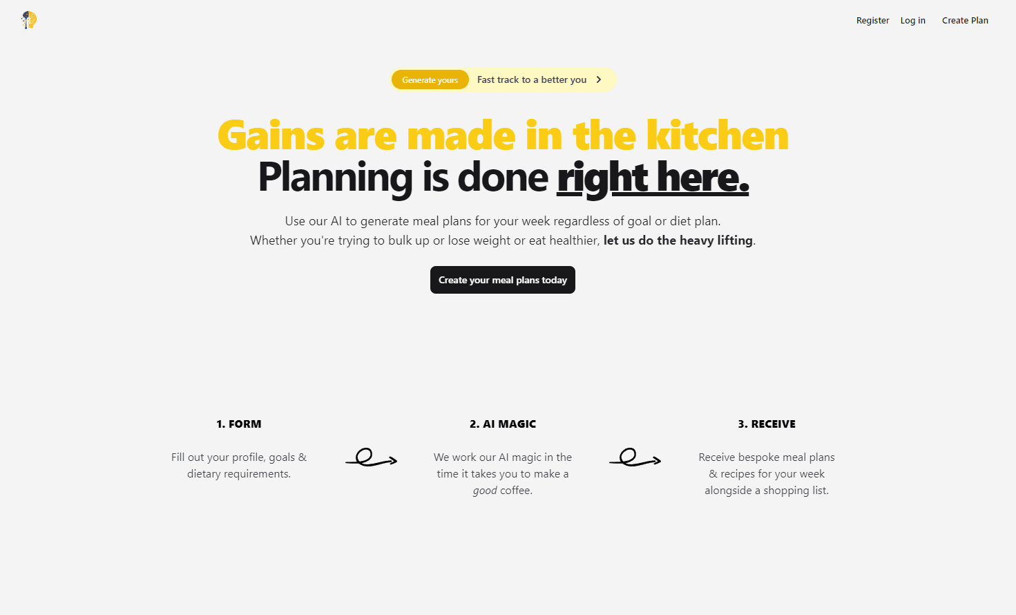 MealMind AI meal planner