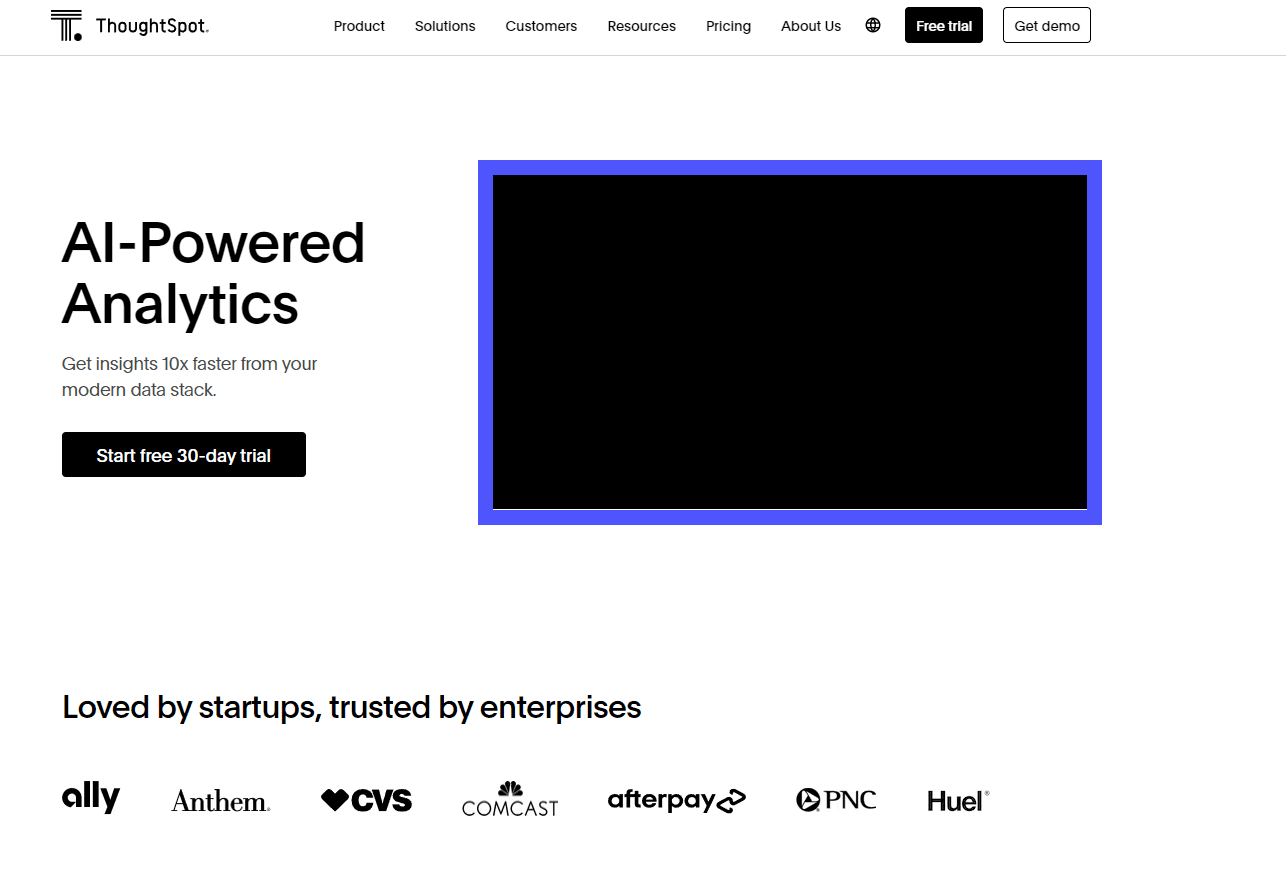 ThoughtSpot AI analytics