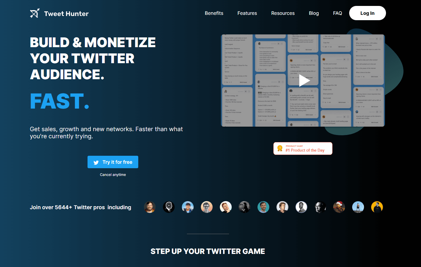 Tweet Hunter X tool