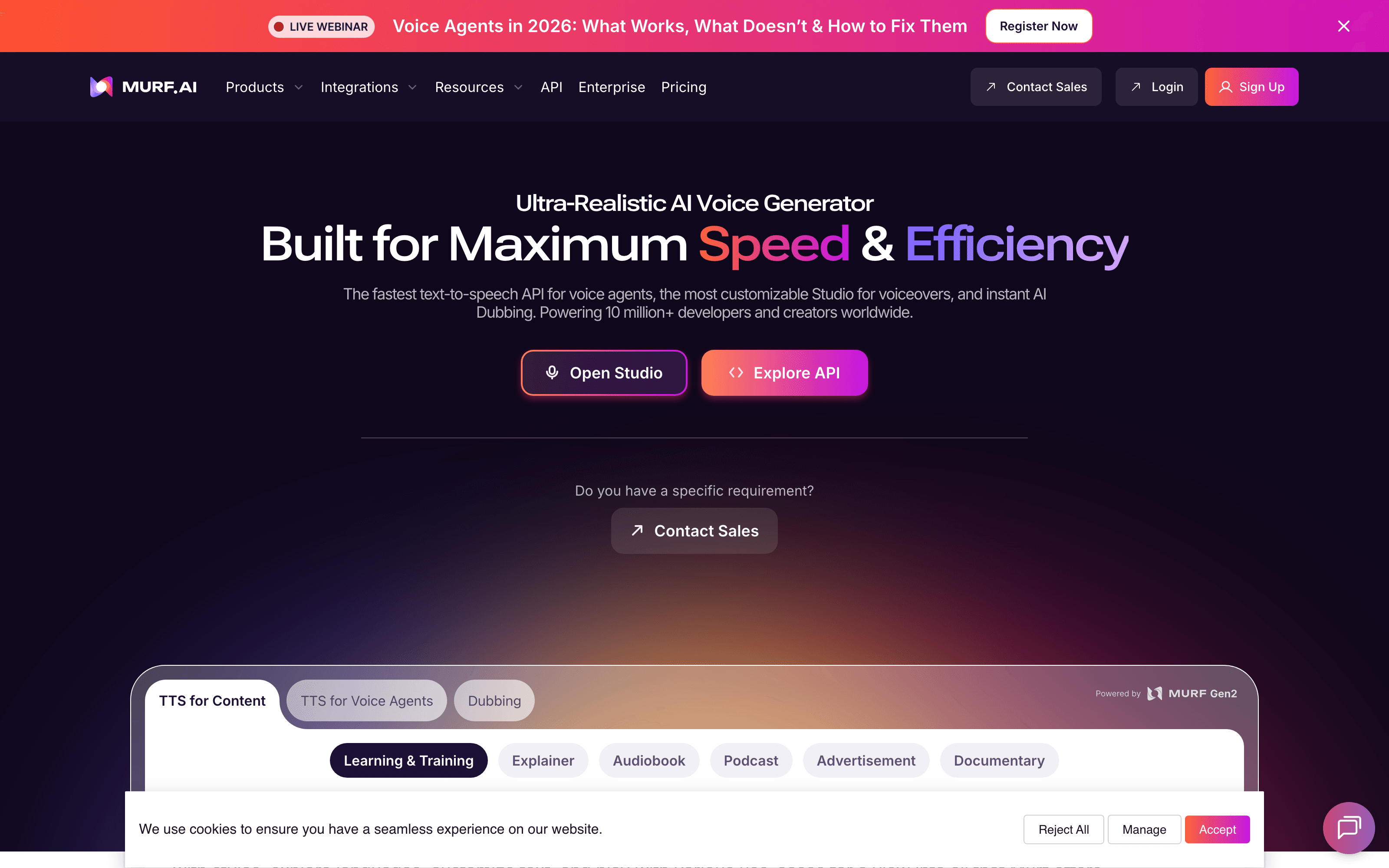 Murf AI voiceover