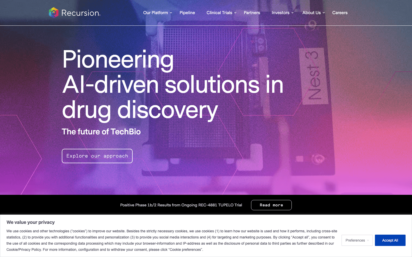 Recursion AI drug discovery platform